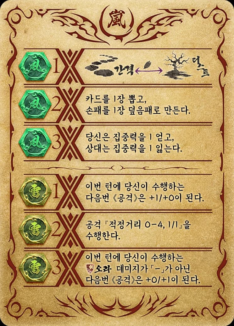 폭풍의 힘 카드 이미지
